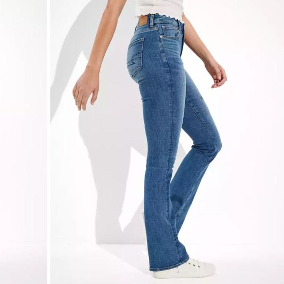 American Eagle Outfitters Blue Boot Cut Jeans - Picture 4 of 10